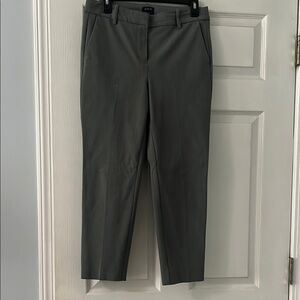 J. Crew Ruby Crop Pants in Gray